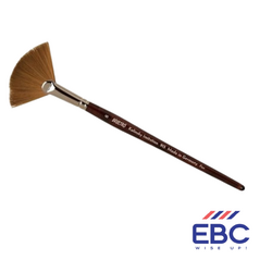 BRUSTRO Kolinsky Imitation Watercolour Fan Brush Size 6